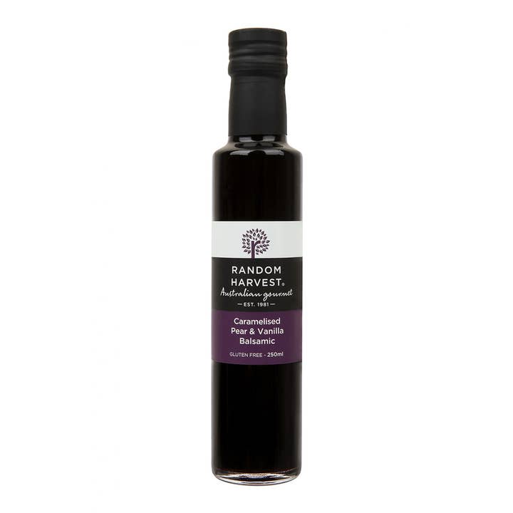 Caramelised Pear & Vanilla Balsamic 250ml for wholesale by Random Harvest
