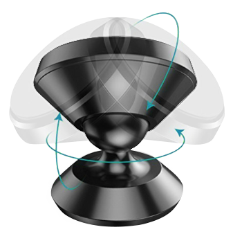 Mila Wholesale - Wholesale Phone/Tablet Stand - Magnetic Car Phone Mount (Individually Boxed)3