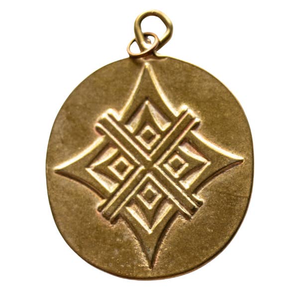 Artisan Bronze Tag/Pendant Large for wholesale by Together Mahendi