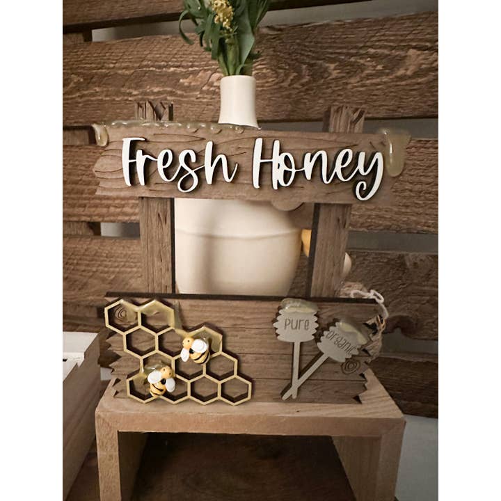 Climbing Branches - Wholesale Sign - Bee Decor, Bee Sign, Honey Sign, Spring Sign4