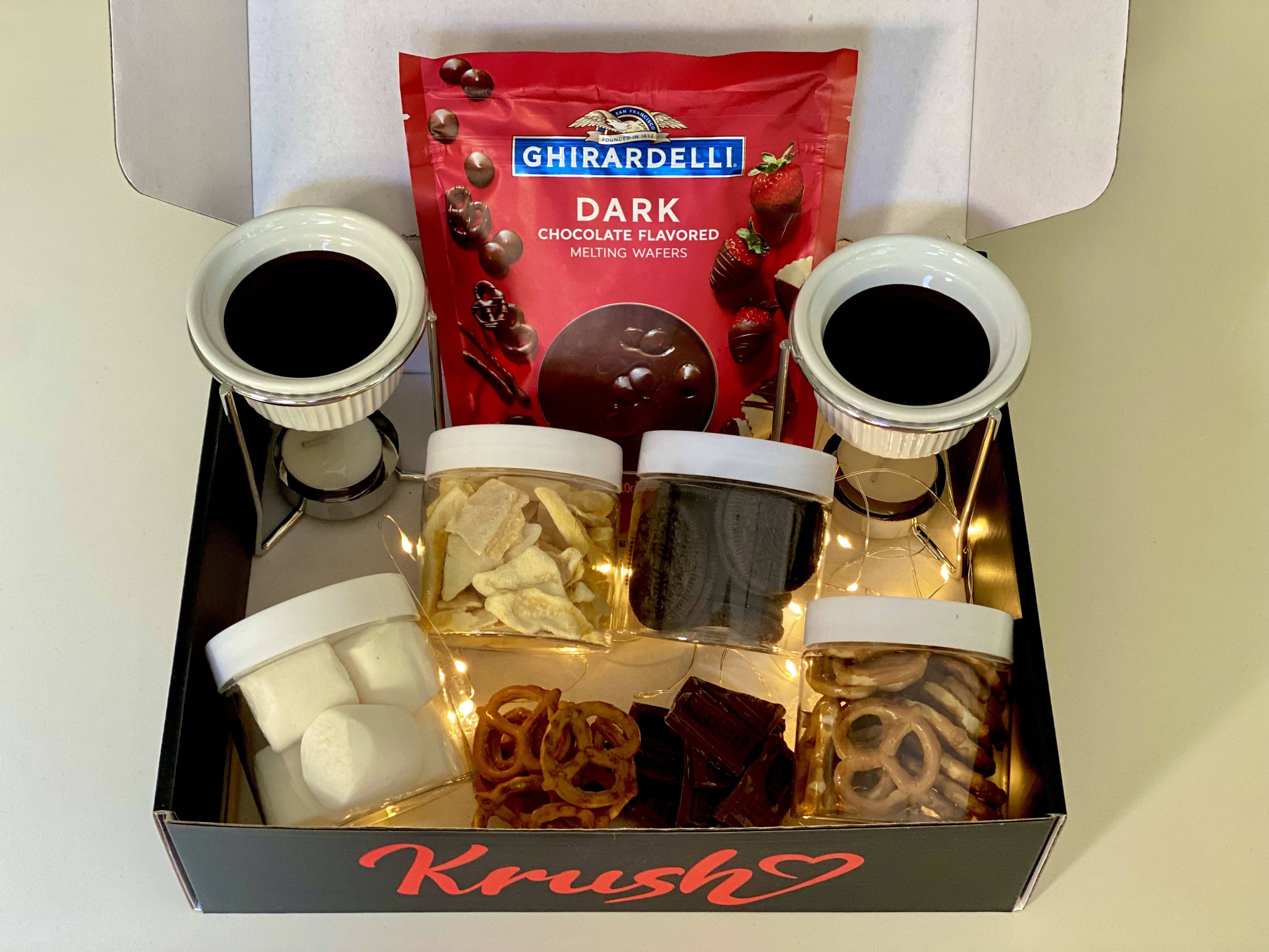 Krush Dates - Wholesale Chocolate Box - Chocolate Fondue Gift Box3