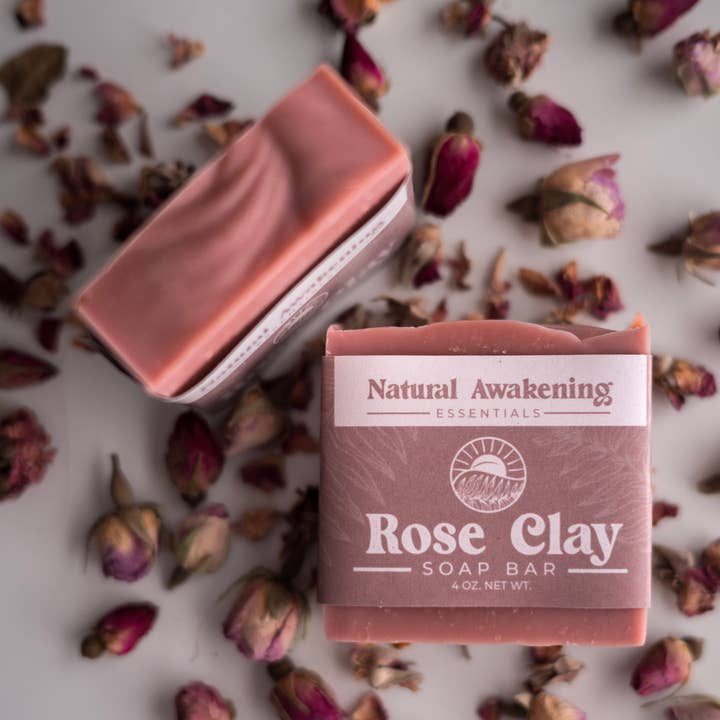 Rose Clay Bar for wholesale by Natural Awakening Essentials