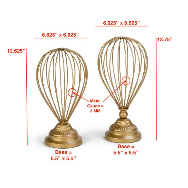 Tripar International - Wholesale Hat Stand - Balloon Wire Hat Stands - Set of 2