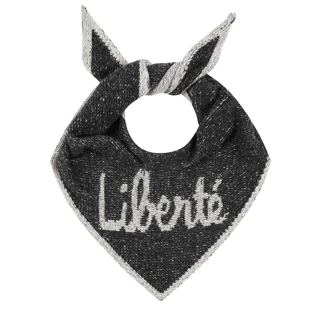 Black & Beech - Wholesale Scarf - Women's - Liberté Lambswool Triangle Scarf in Anthracite