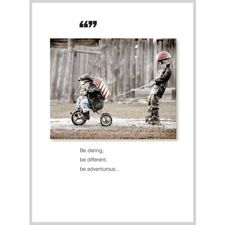 The Borealis Press Inc - Wholesale Birthday Card - Be daring Birthday/All Occasion Greeting Card