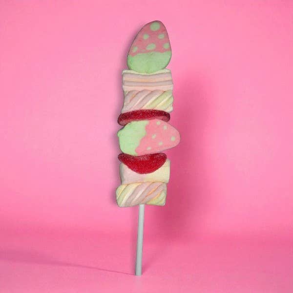 ADG Diffusion - Wholesale Marshmallow - STRAWBERRY MARSHMALLOW SKEWER DISPLAY 40g - set of 35 bro1