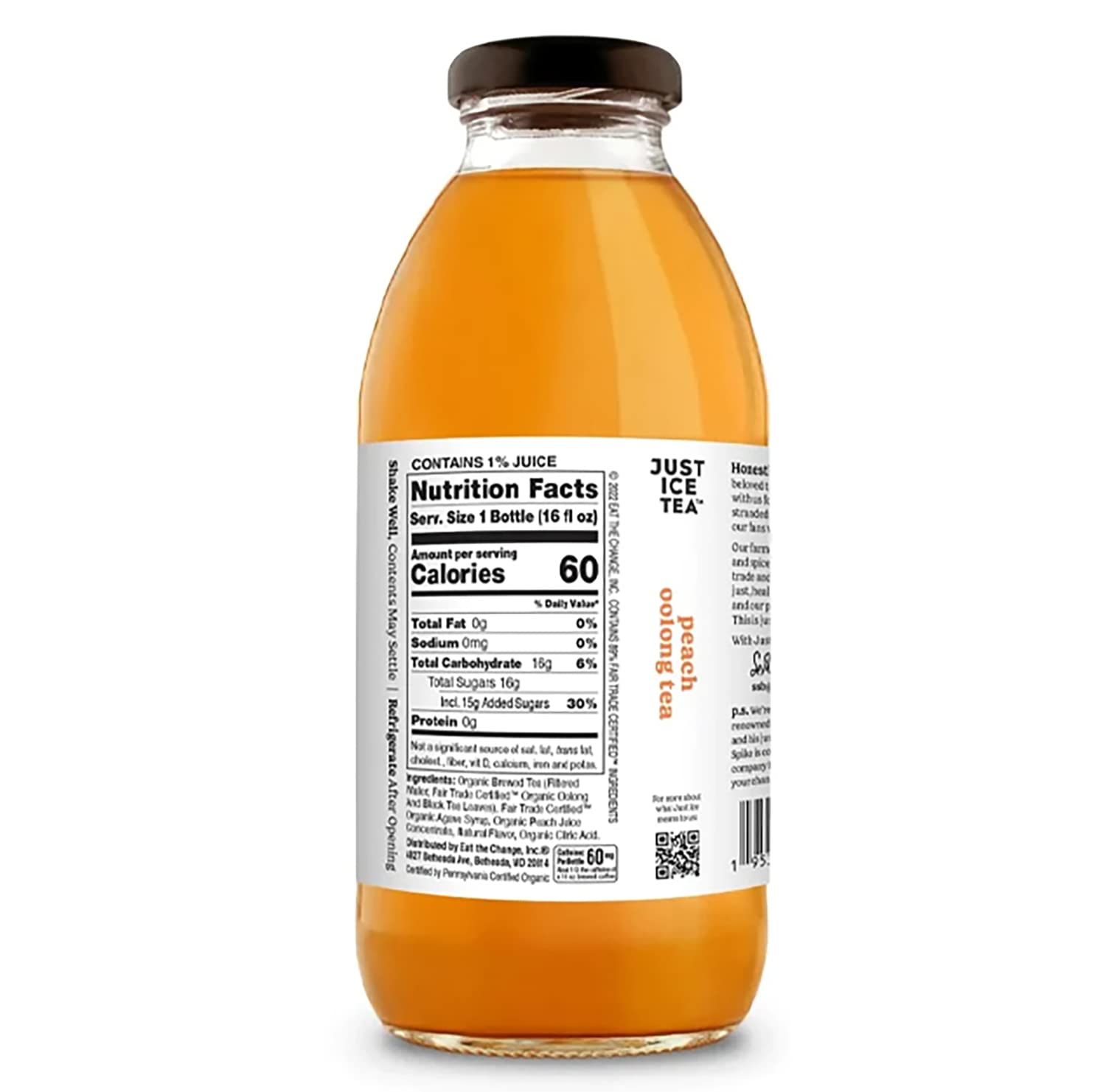 Oasis Snacks - Wholesale Iced Tea - Just Ice Tea, 16oz 5