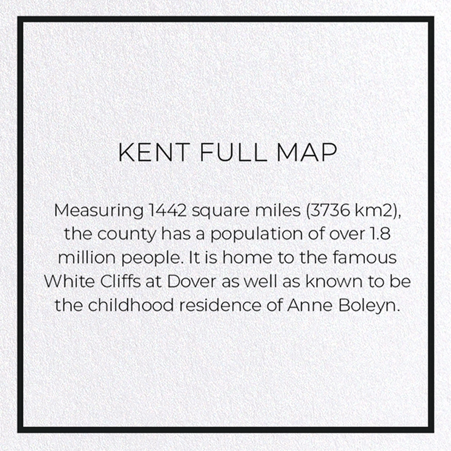 Ezen Trade - Wholesale Everyday Greeting Card - KENT FULL MAP: Greeting Card2