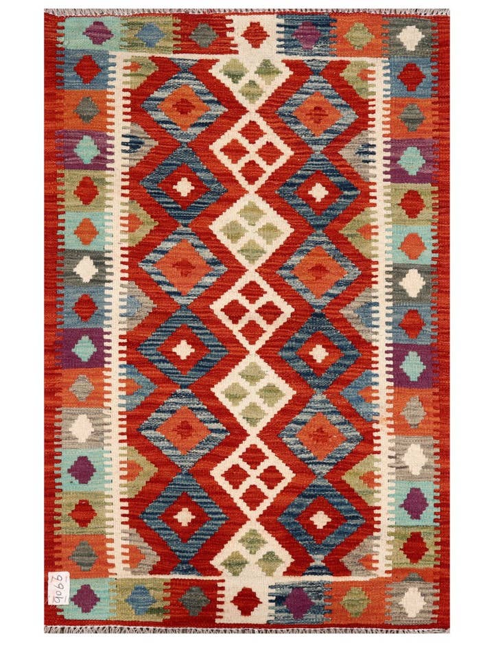 Maimana Afghanistan Kilim Rug - 123 x 80 cm for wholesale by Imaco Rugs