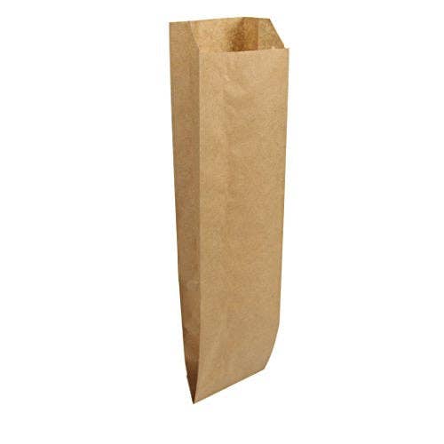 Shop The King - Vente Pochette cadeau pour bouteille de vin - Sac à alcool Duro ID # 40036 pintes en kraft naturel 35#, paquet de 500, 4-1/2 x 2 -1/2 x 16