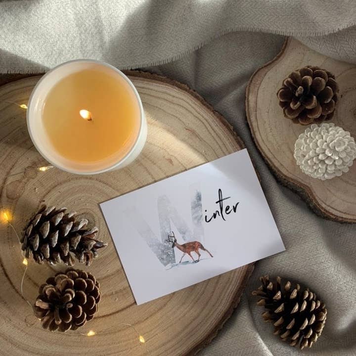 Winter Reindeer 2021 Winter Christmas Seasonal Home Print for wholesale by WinsterCreations™