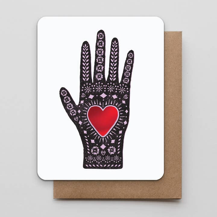 Corazón en Mano *FOIL* para venta al por mayor de Hammerpress