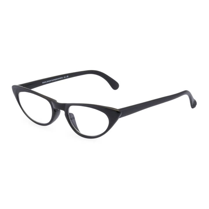 Retropeepers Ltd – wholesale Eyeglasses – Women's – Peggy Cat Eye Glasses - Black Noir