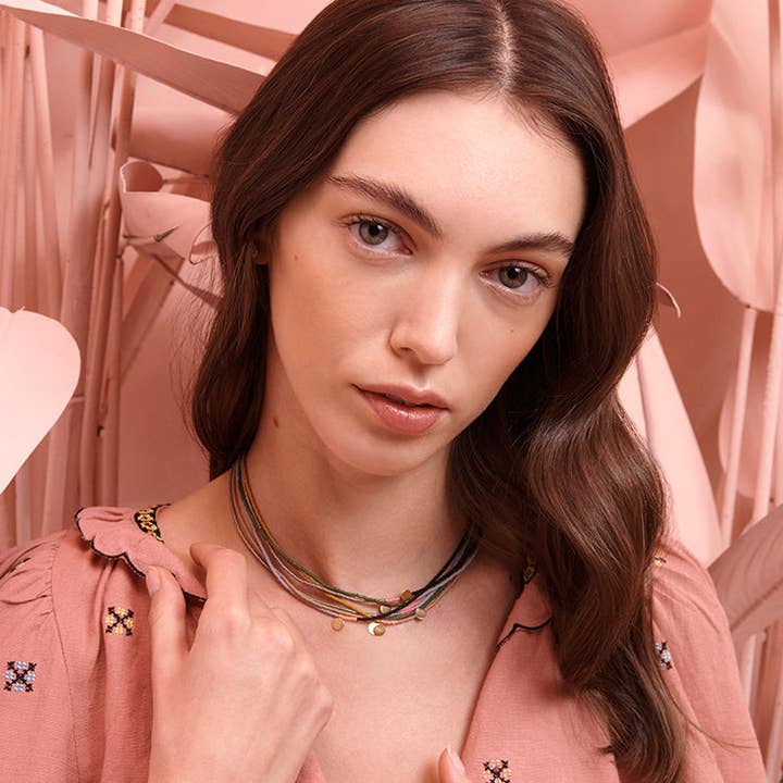 Girocolli Color Block - Terra/set 6 per la vendita all'ingrosso da parte di bluma project