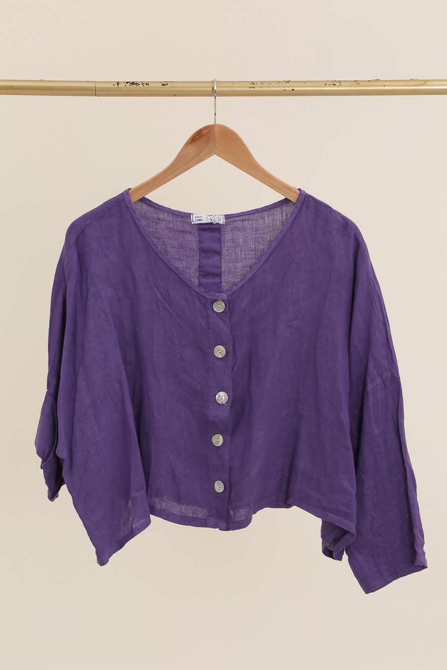 la maison des fibres naturelles - Wholesale Jacket - Women's - 3/4 sleeve linen jacket 906 100% linen27