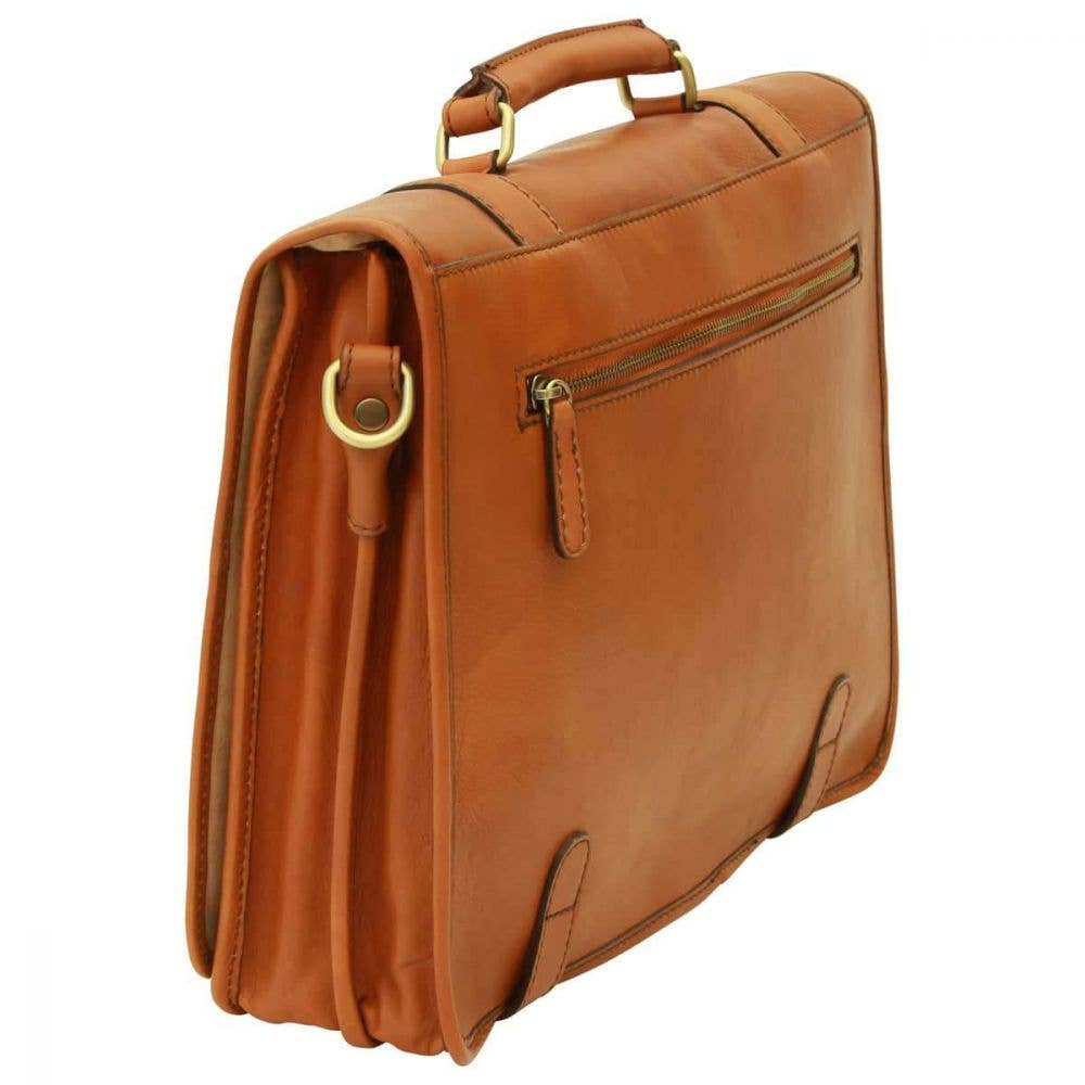 Old Angler Firenze - Wholesale Briefcase - Unisex - Calfskin Nappa Leather Briefcase3