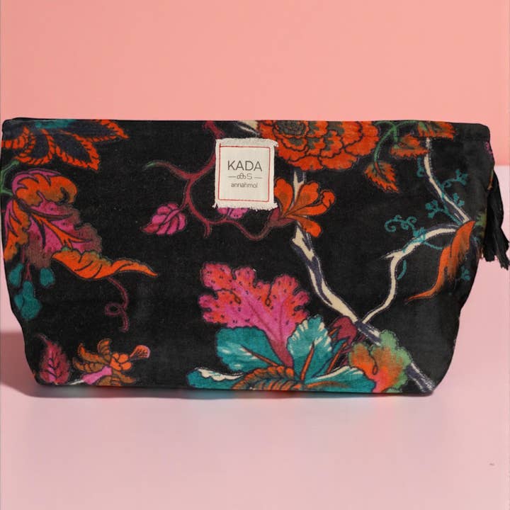 Annahmol - Wholesale Makeup/Cosmetic Bag - Velvet Cosmetic Bag/Pouch: Assorted Prints12