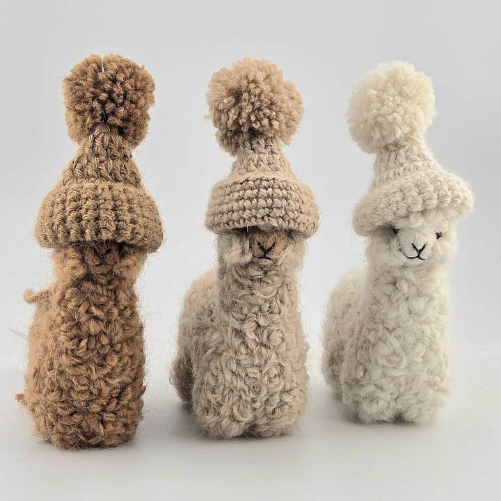 Choice Alpaca Products - Wholesale Ornament - Pom-Pom Hat for Alpacadorable Ornament5