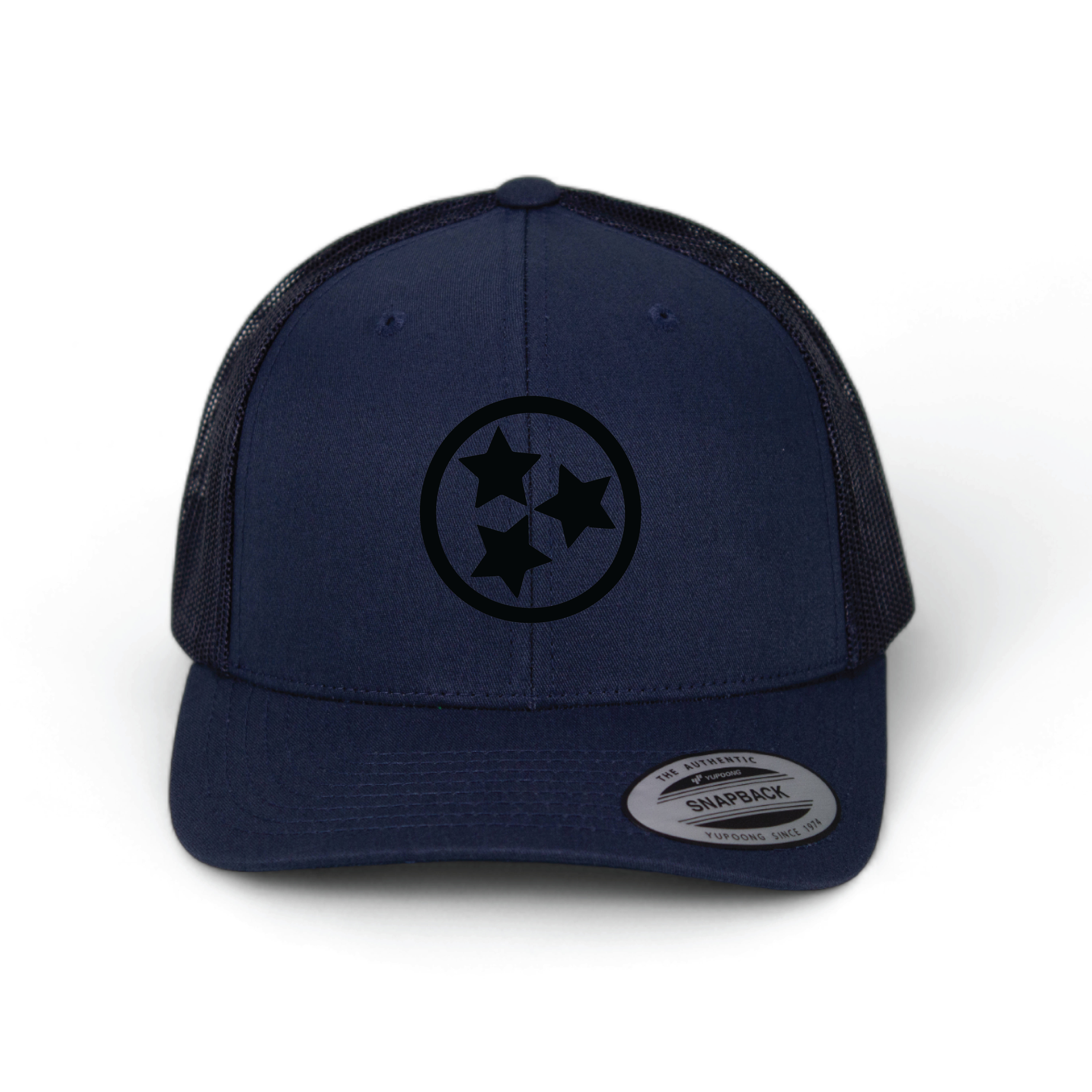 Cotton Mule - Wholesale Trucker Hat - Unisex - Black Silicone Tristar Trucker Hats11