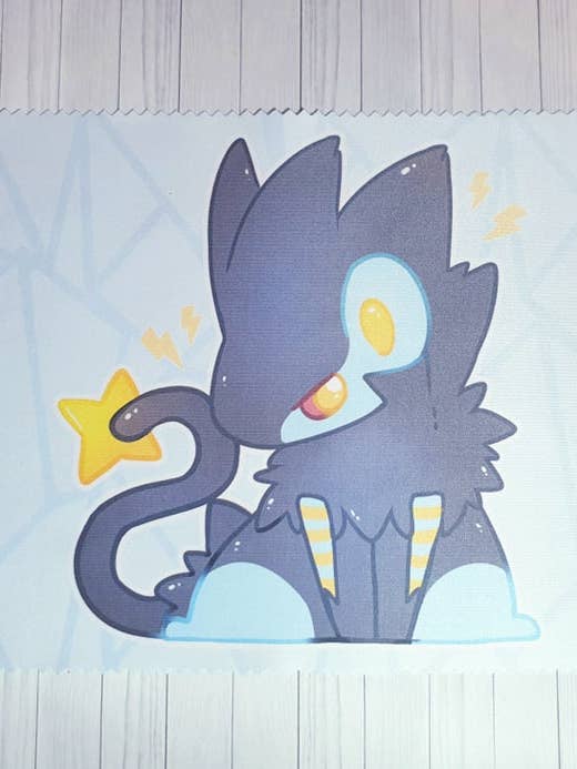 Luxray Lens Cleaning Cloth for wholesale by Ellesdoodlebox