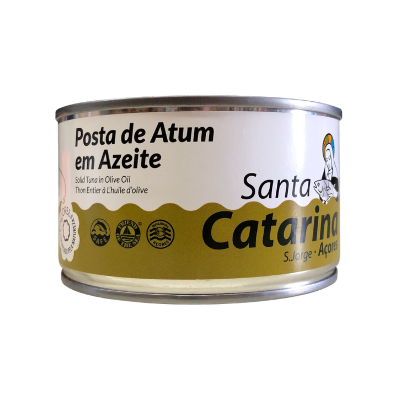 Portugalia Imports - Vente Poissons en conserve - Thon solide à l'huile d'olive Santa Catarina - 375 g0