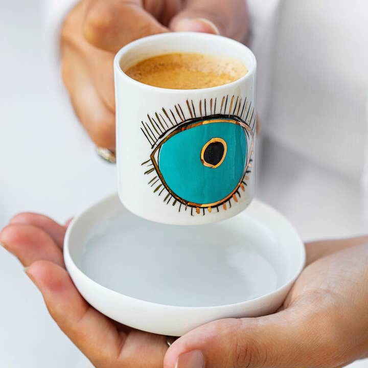 Turkuaz göz, Blue eye mugg för wholesale av Aseel Buy Good