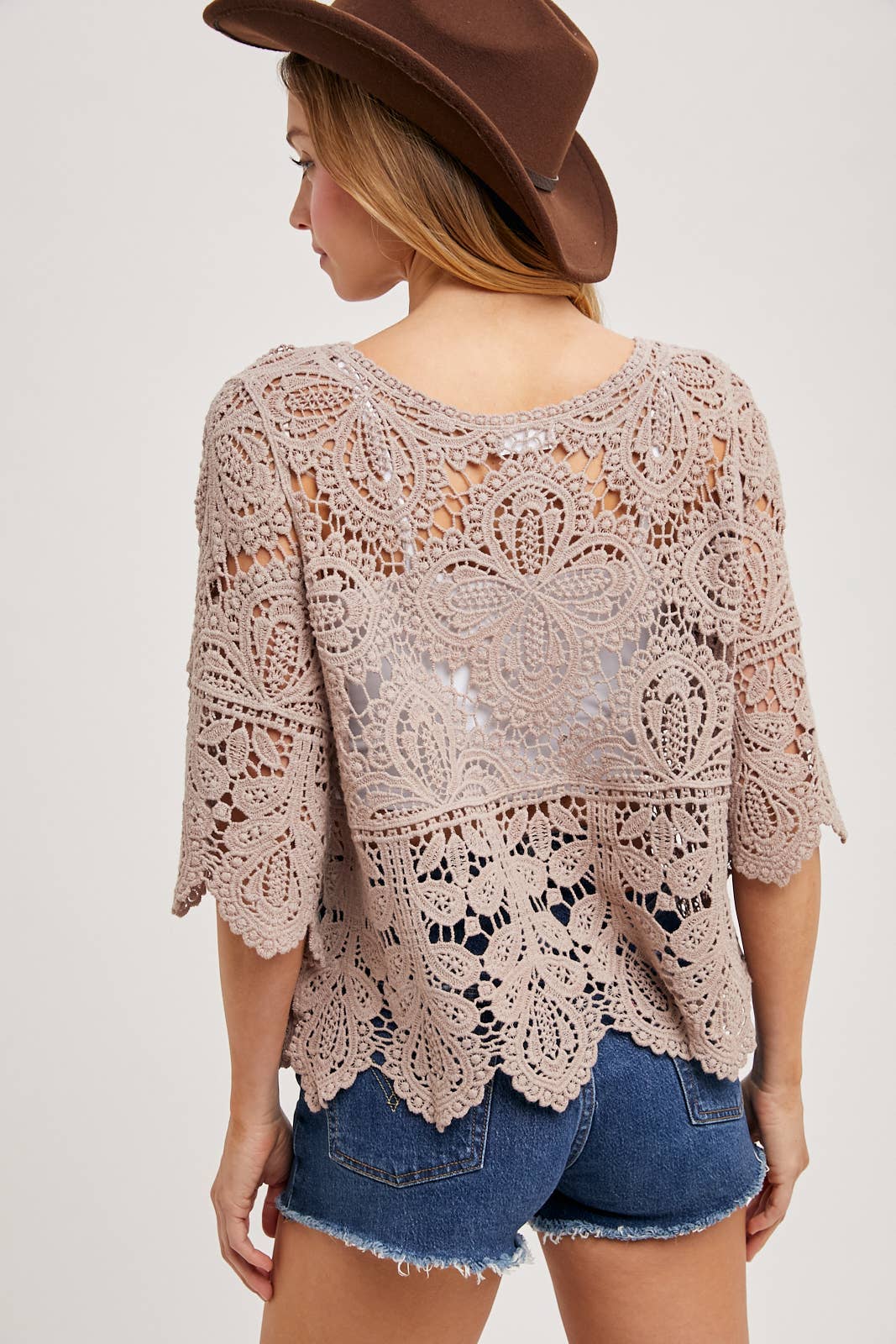 Bluivy - Wholesale Knit Top - Women's - CROCHET LACE TOP35