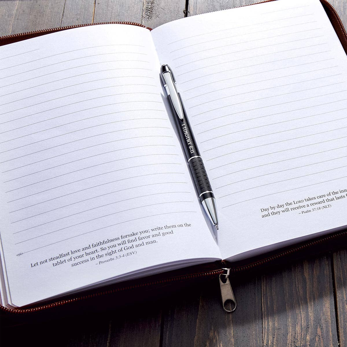 Christian Art Gifts - Wholesale Pen - Pen in Case Black Man of God 1 Tim. 6:112