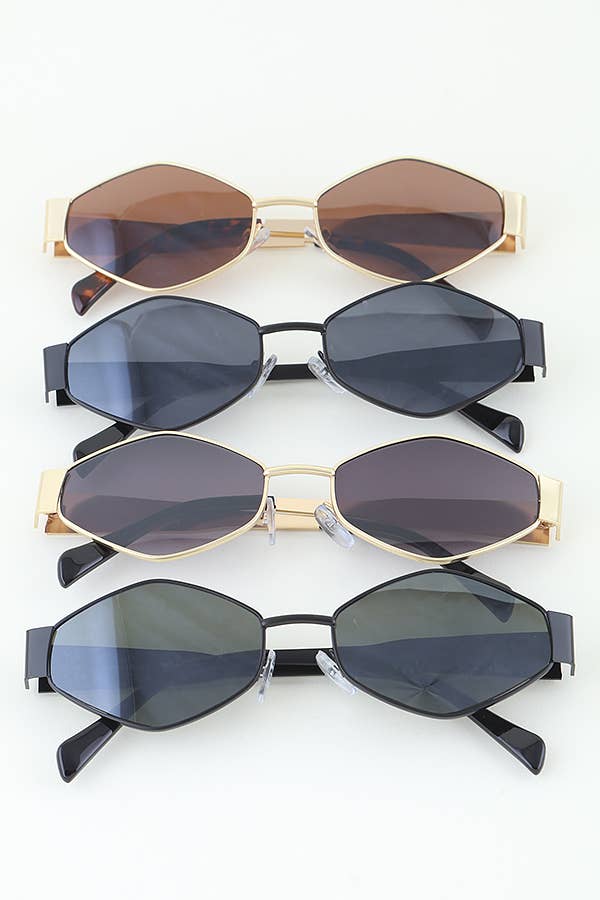 MIX Modern Geometric Diamond Sunglasses for wholesale on Faire1