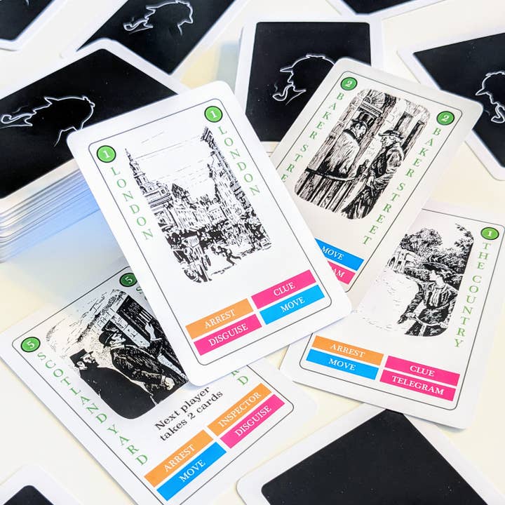 Gibsons Games Inc - Wholesale Card Game - Sherlock Holmes - The Card Game8