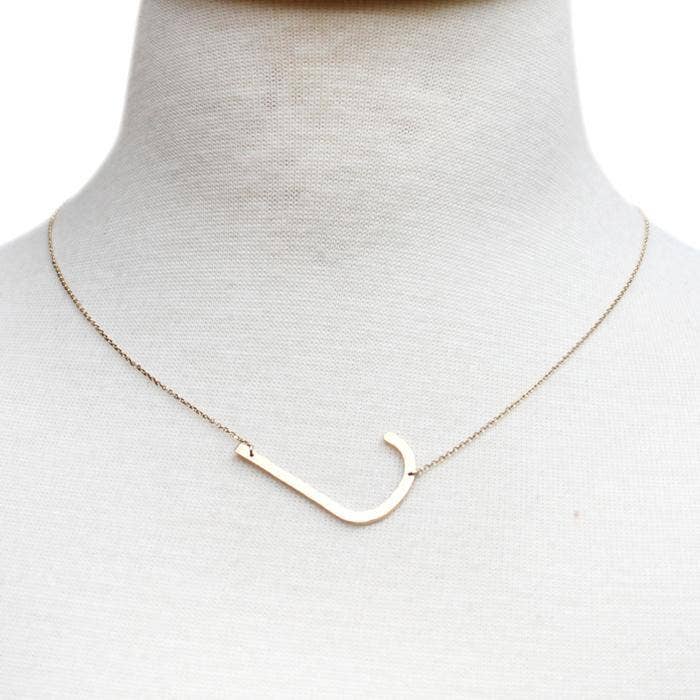 Alora Boutique Inc. - Wholesale Pendant/Charm Necklace - Monogram Collection Initial Necklace27