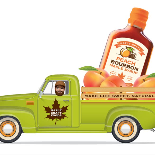 Maple Craft Foods - Wholesale Maple syrup - Peach Bourbon Maple Syrup4