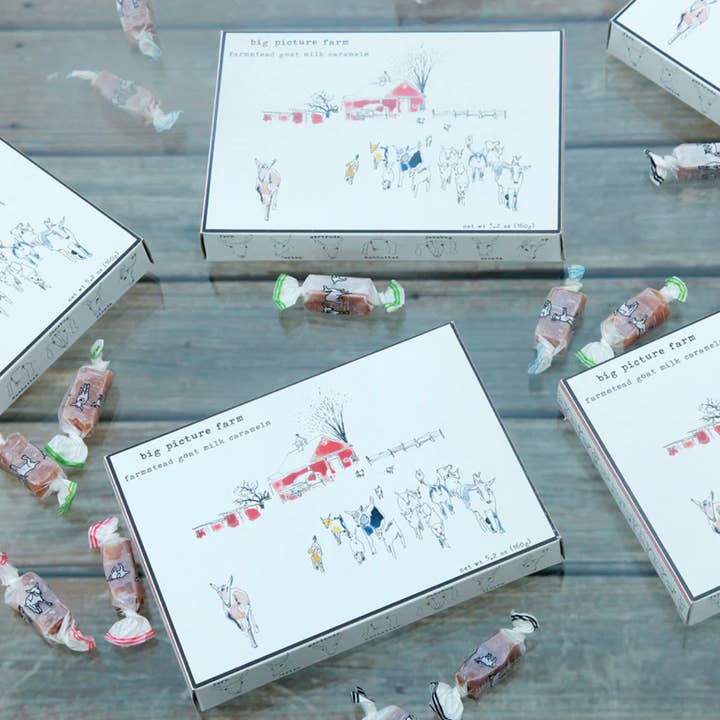 Big Picture Farm - Wholesale Caramel - Storyboard Goat Milk Caramel Gift Box