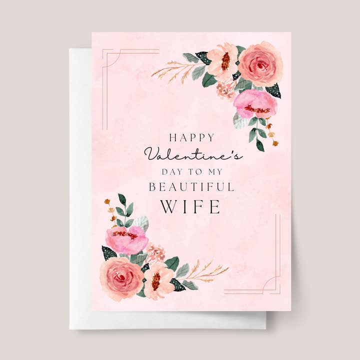 Carte de Saint-Valentin pour épouse pour la vente par Design Sprinkles