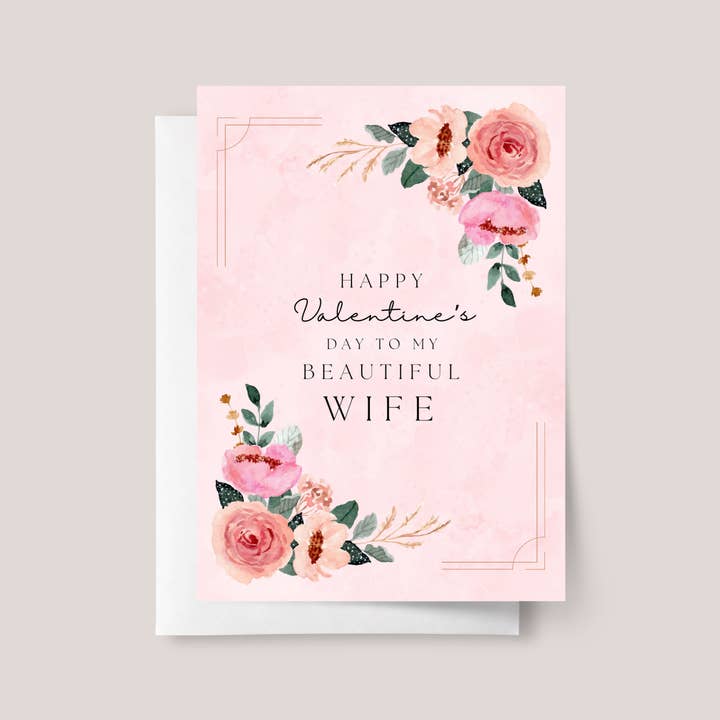 Tarjeta de San Valentín para mi esposa para venta al por mayor de Design Sprinkles