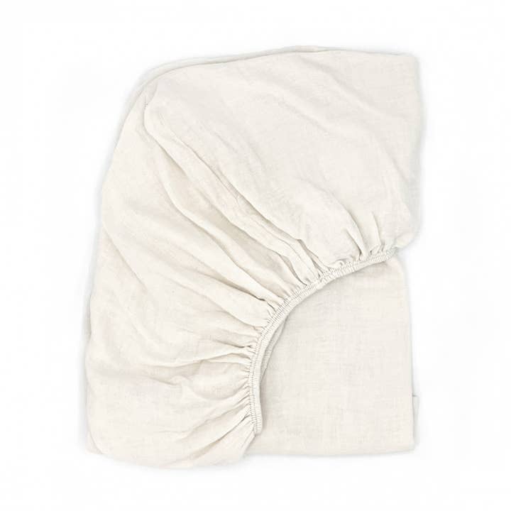 CHANGING MAT FITTED SHEET IVORY POWDER for wholesale by Babyshower