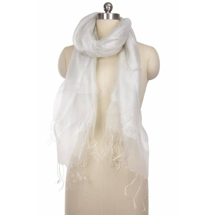 SAACHI - Wholesale Scarf - Women's - Silk Glimmer Scarf35