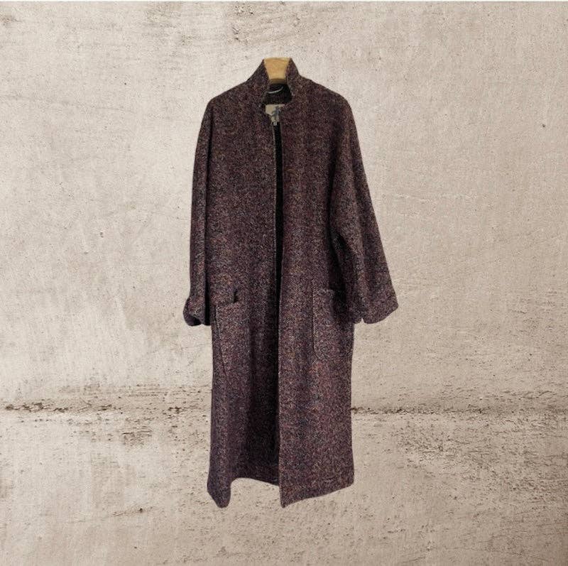 Mecànico Atelier - Wholesale Coat - Women's - Coat Certosa Consorzio Borgundy5