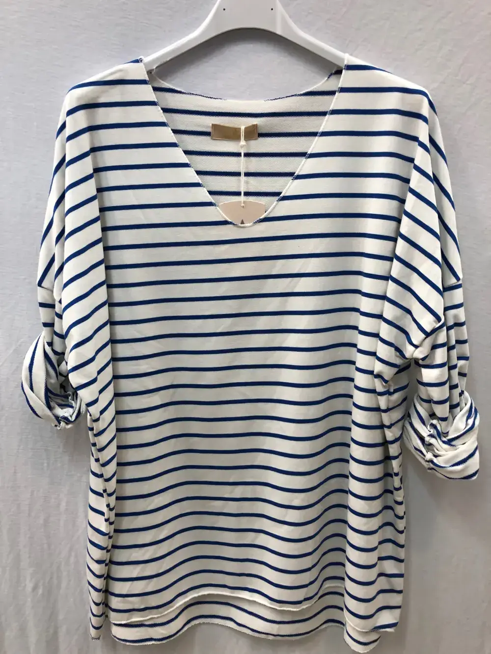 Mimi & Gogo - Vendita all'ingrosso Maglietta - Donna - Maglietta a righe taglia unica12