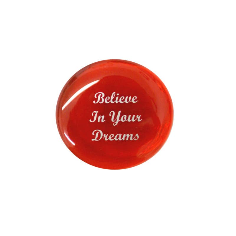 Lifeforce Glass, Inc. - Wholesale Keepsake Coin/Token - Encouragement Assortment, 100 Glass Positivity Word Stones19