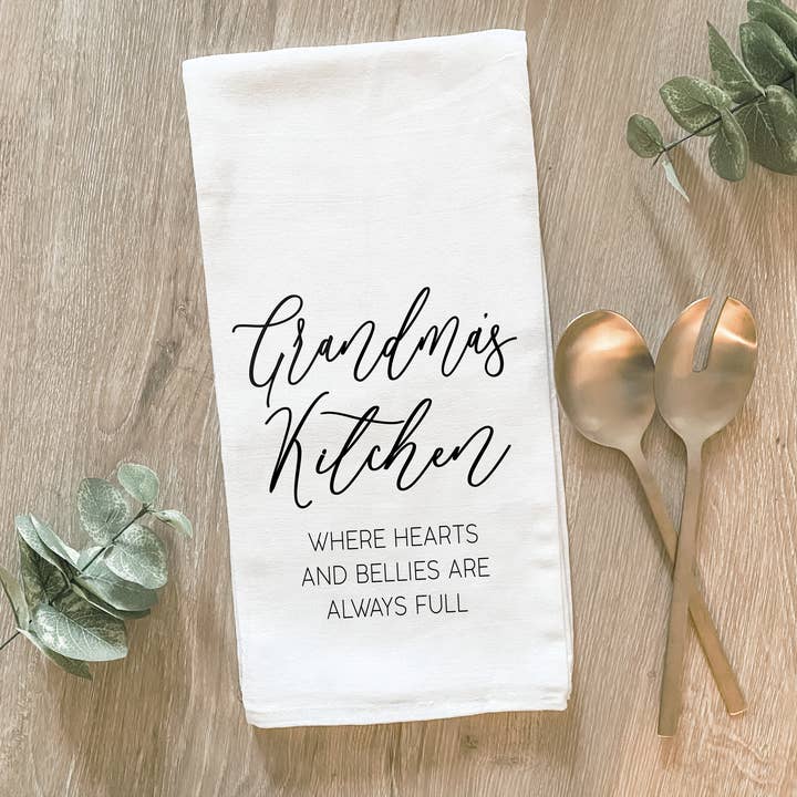 Lissi Designs - Wholesale Tea Towel - Grandma's Kitchen - Cotton Tea Towel