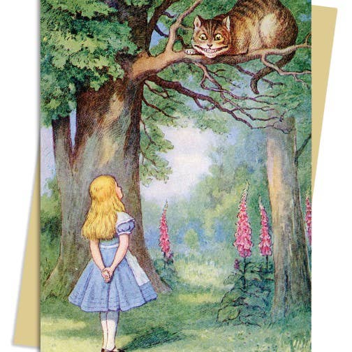 Texas Bookman - Wholesale Everyday Greeting Card - John Tenniel: Alice And The Cheshire Cat Greeting Card
