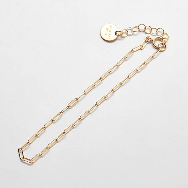 14k Gold Filled Gold Chain Link Bracelet for Women - Jewelry for wholesale by Admiral Row Jewelry