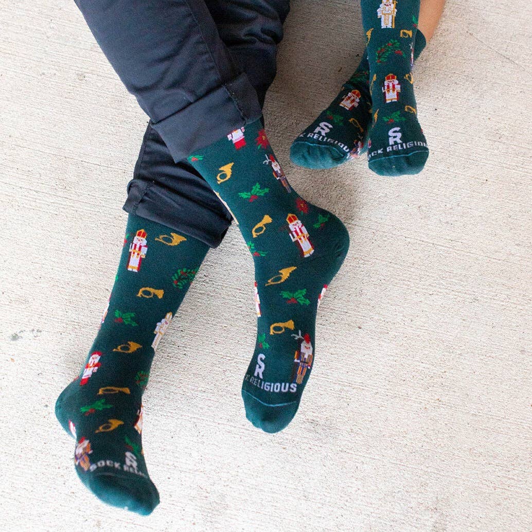 Sock Religious - Vendita all'ingrosso Calzini - Unisex - Calze Adulte XL Schiaccianoci Sacro3