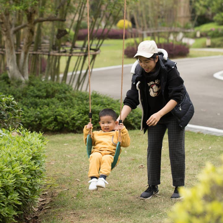 Quickway Imports – wholesale Gunga - Barn och baby – Utomhus Lekplats barn svängsäte, bälte swing med rep2