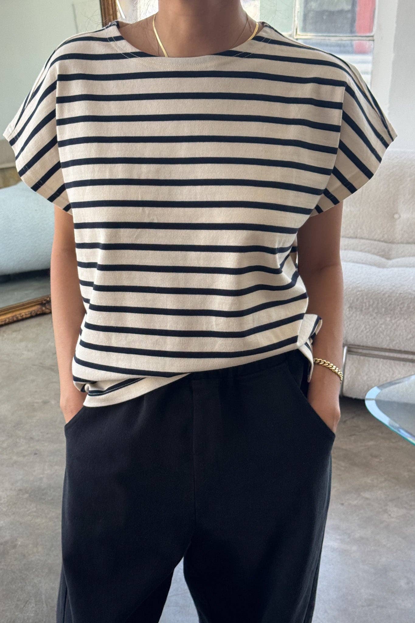 Le Bon Shoppe - Wholesale Knit Top - Women's - Manon Tee ( 2XS/S - 2M/L )4