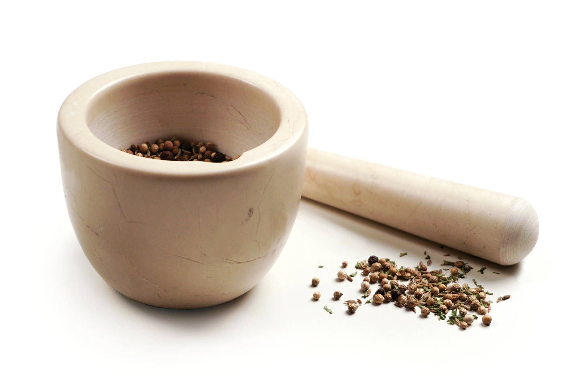 RSVP International - Wholesale Mortar & Pestle - Marble Mortar & Pestle - Beige7