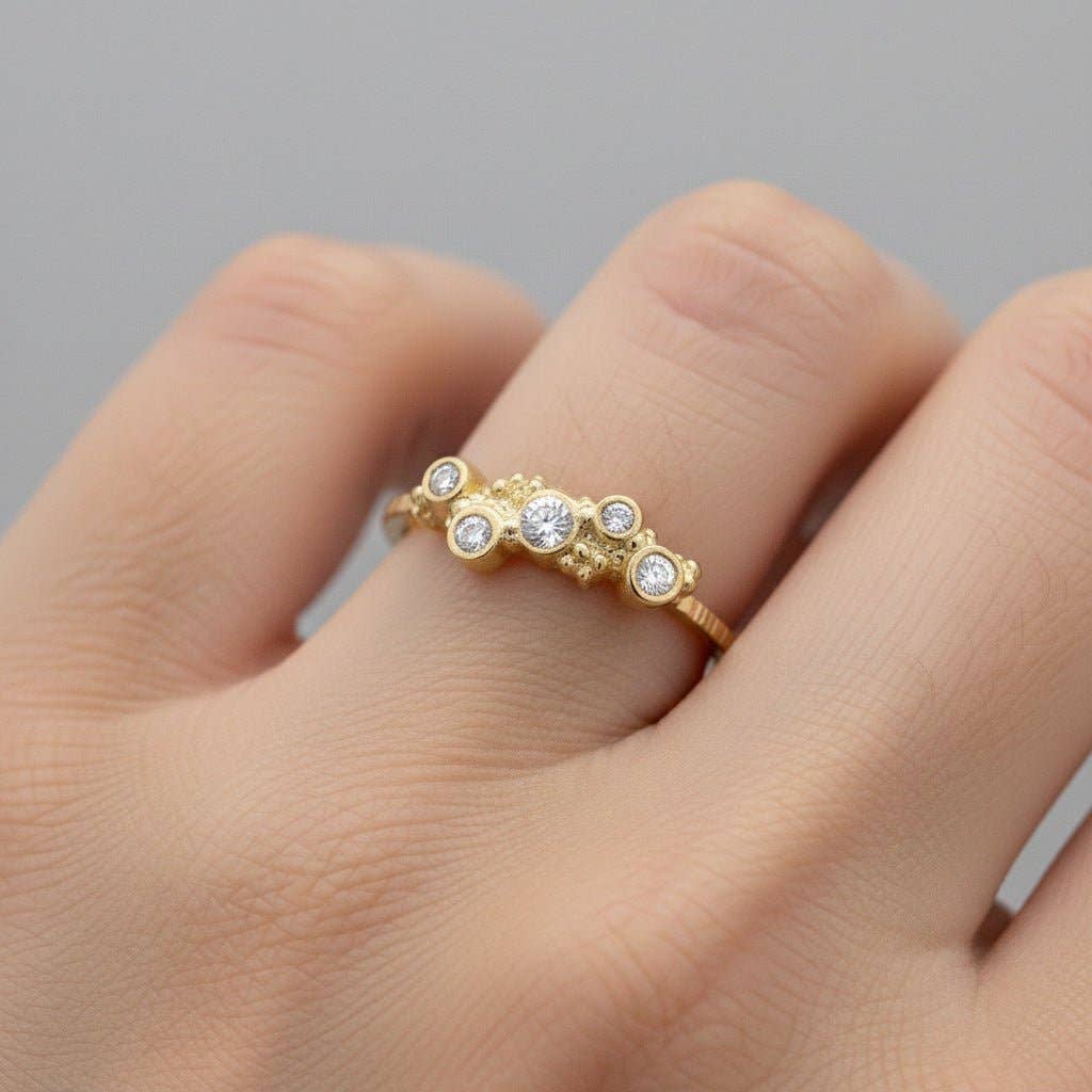 J + I Jewelry - Wholesale Multi-Stone Ring - Diamond Cluster Ring2