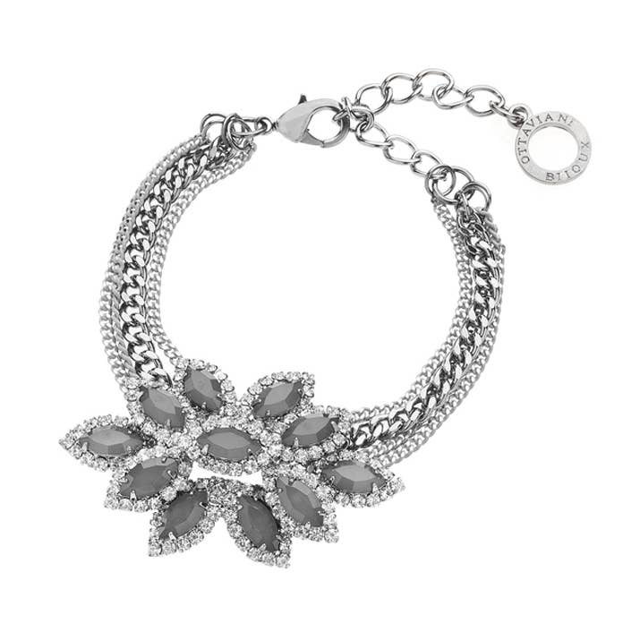 Bracelet With Crystals And Rhinestones for wholesale by Ottaviani