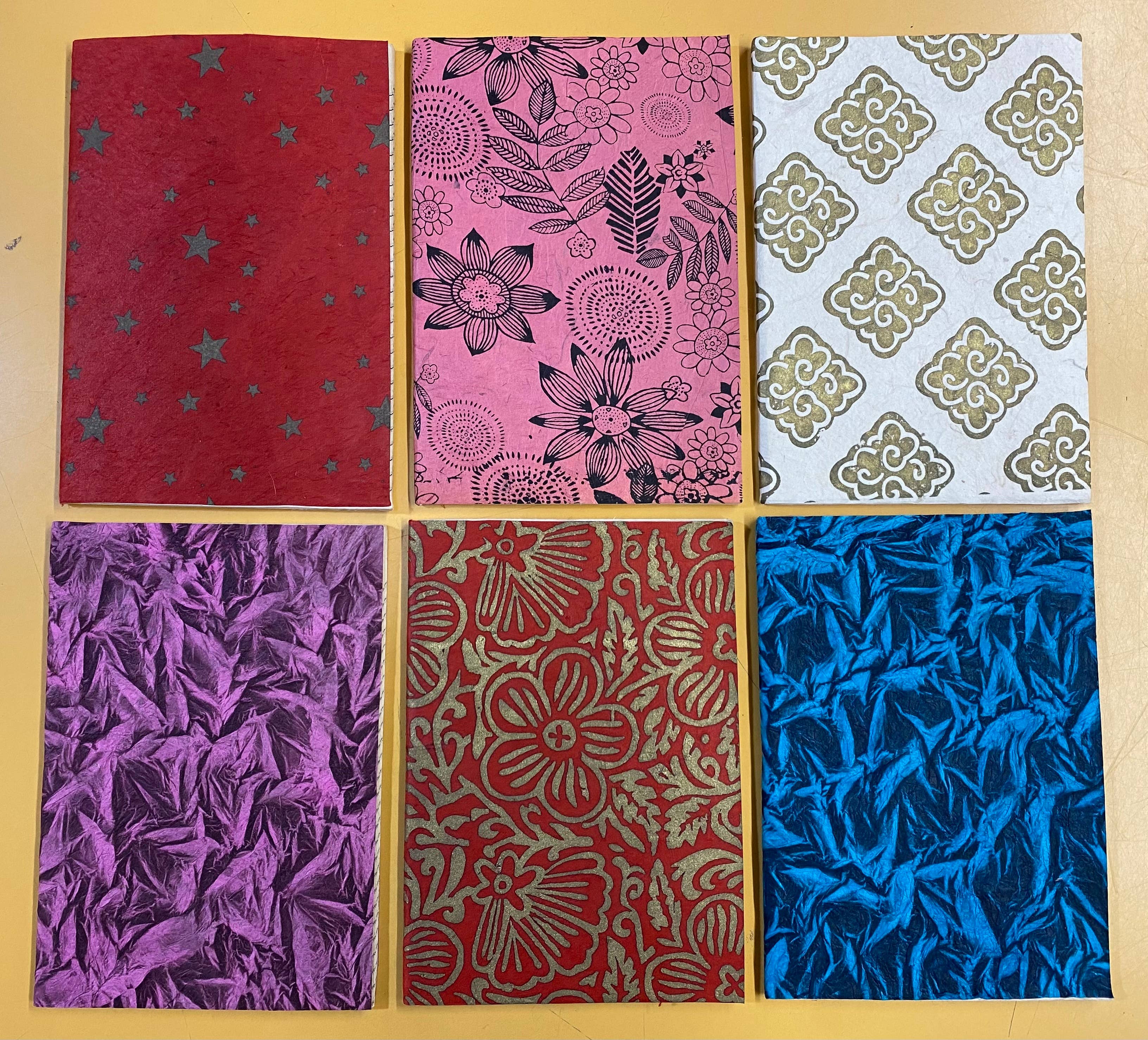 Ganesh Himal Trading - Wholesale Journal/Diary - Handcrafted Softcover Lokta Paper Journal, Assorted Designs1